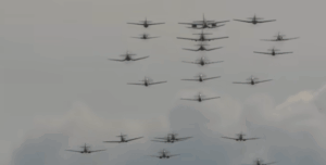 Watch Incredible Formation of 30 Warbirds at Duxford’s Flying Legends Airshow – Can You Name Them All?