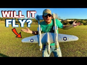 $65 P38 Lightning 1200mm NO WAY THIS WILL FLY