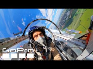 Flying Inside a P-38 Lightning During an Airshow