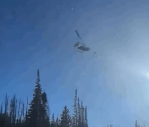 Footage Shows Bell 206 Helicopter Losing Control and Crashing in Utah’s Uinta Mountains; All Four Passengers Survive