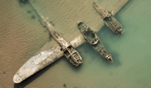 Lost and Found: P-38 Lightning WWII Relic Resurfaces on Harlech Beach