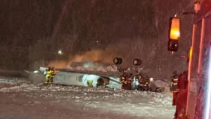Business Jet Crashes During Takeoff at Bangor Airport Amid Winter Storm