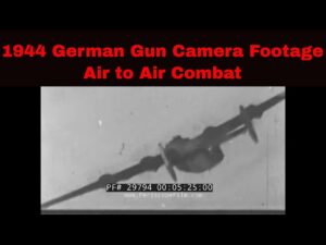 1944 GERMAN GUN CAMERA FILMS FW-190 vs. B-17s, B-24s WWII AIR RAIDS OVER GERMANY 29794