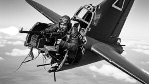 When Germans Cut His B-17 in Half at 24,000 Feet – He Kept Shooting All the Way Down