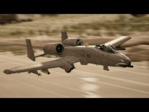Killer Chick in an A-10 Warthog