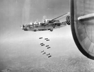 This Day in WWII (1944): Fifteenth Air Force B-24s Bomb Durazzo With Spitfire Escorts