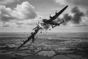 On This Day a WWII Tragedy Struck (1945): Seven Airmen Killed as Two Lancasters Collide Before Dresden Mission