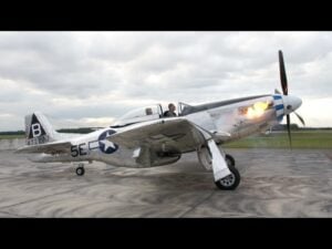 P-51 Mustang – Flames on Start Up Rolls-Royce Merlin