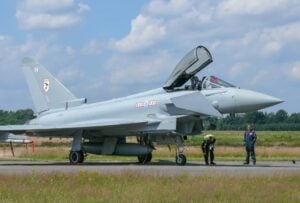 RAF Typhoons From 11 Squadron Arrive in Qatar to Support Regional Operations