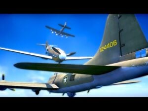 When a Messerschmitt Bf 109 Sliced Through a Boeing B17 Flying Fortress