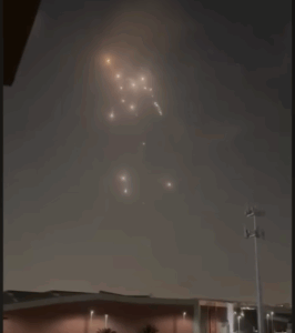 WATCH: Footage Shows Missile Strike Targeting Israeli Defense System in Tel Aviv