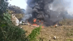 Colombian Air Force Plane Carrying 110 People Crashes Near Puerto Leguízamo