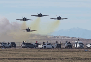 Watch Blue Angels Precision on Full Display as No. 4 Jet Glides Into Place