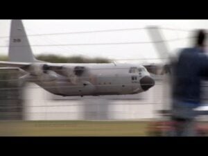 C-130 HERCULES EXTREME LOW PASS & TACTICAL APPROACH