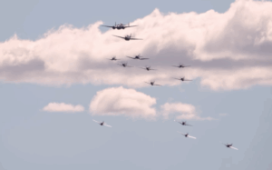 13 WWII Warbirds Take to the Skies in Stunning Formation at Warbirds Over Scone 2026