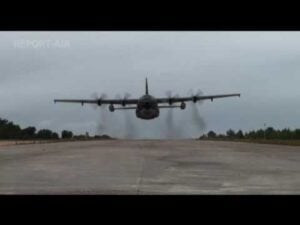 FAP C-130 very low pass!