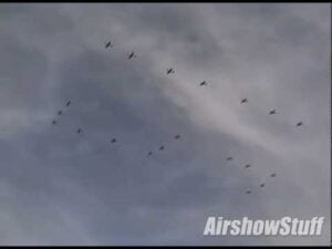 Mass P-51 Mustang Formation Flyovers